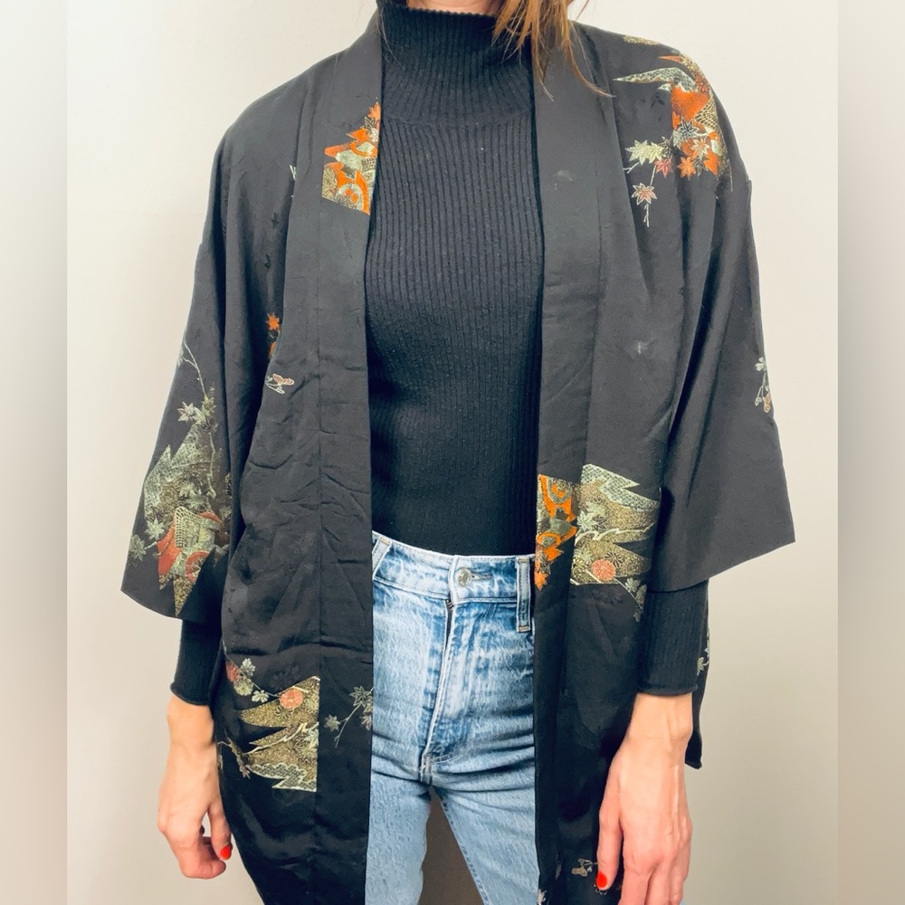 Japanese Haori Jacket · Embroidered - Picture 15 of 15